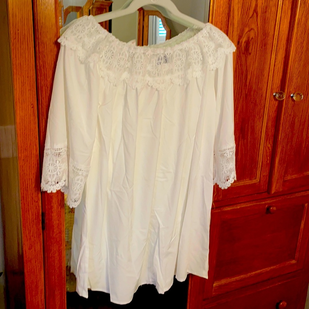 Beautiful White Blouse.